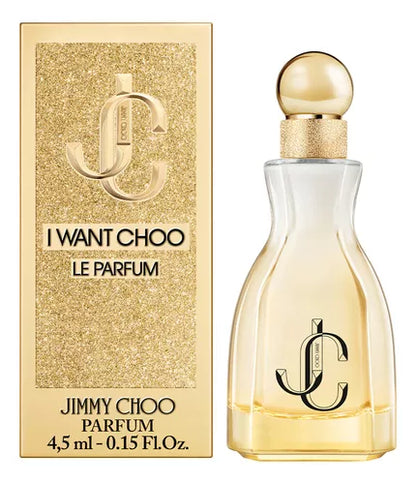 Jimmy Choo mini perfume set con clutch