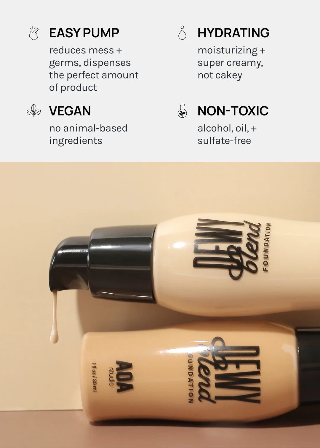 Base de maquillaje Dewy Blend