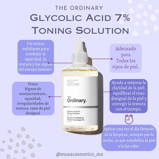 Glycolic Acid 7% Exfoliating Toning Solution