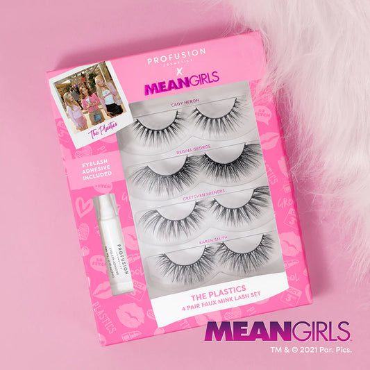 Mean Girls The Plastics 4 Pair Faux Mink Lash Set (Set de Pestañas postizas)