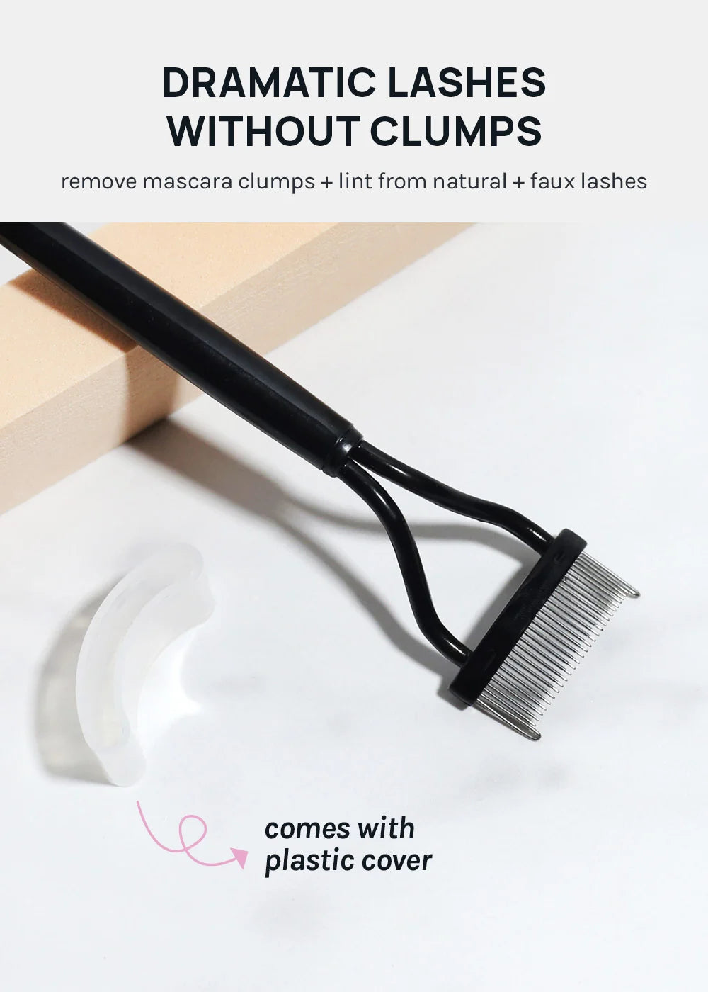 Peine de pestañas (lash comb)