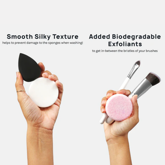 Jabon sólido para brochas y esponjas