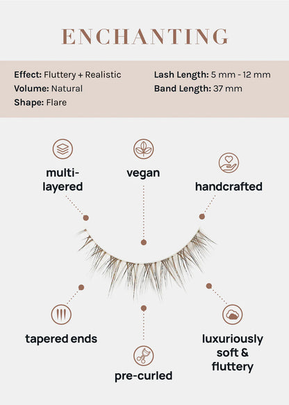 Nearly Naked Lashes – Enchanting (Pestañas postizas)