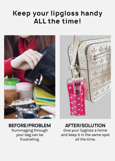 Llavero porta labial (Lipgloss Holder Keychain)