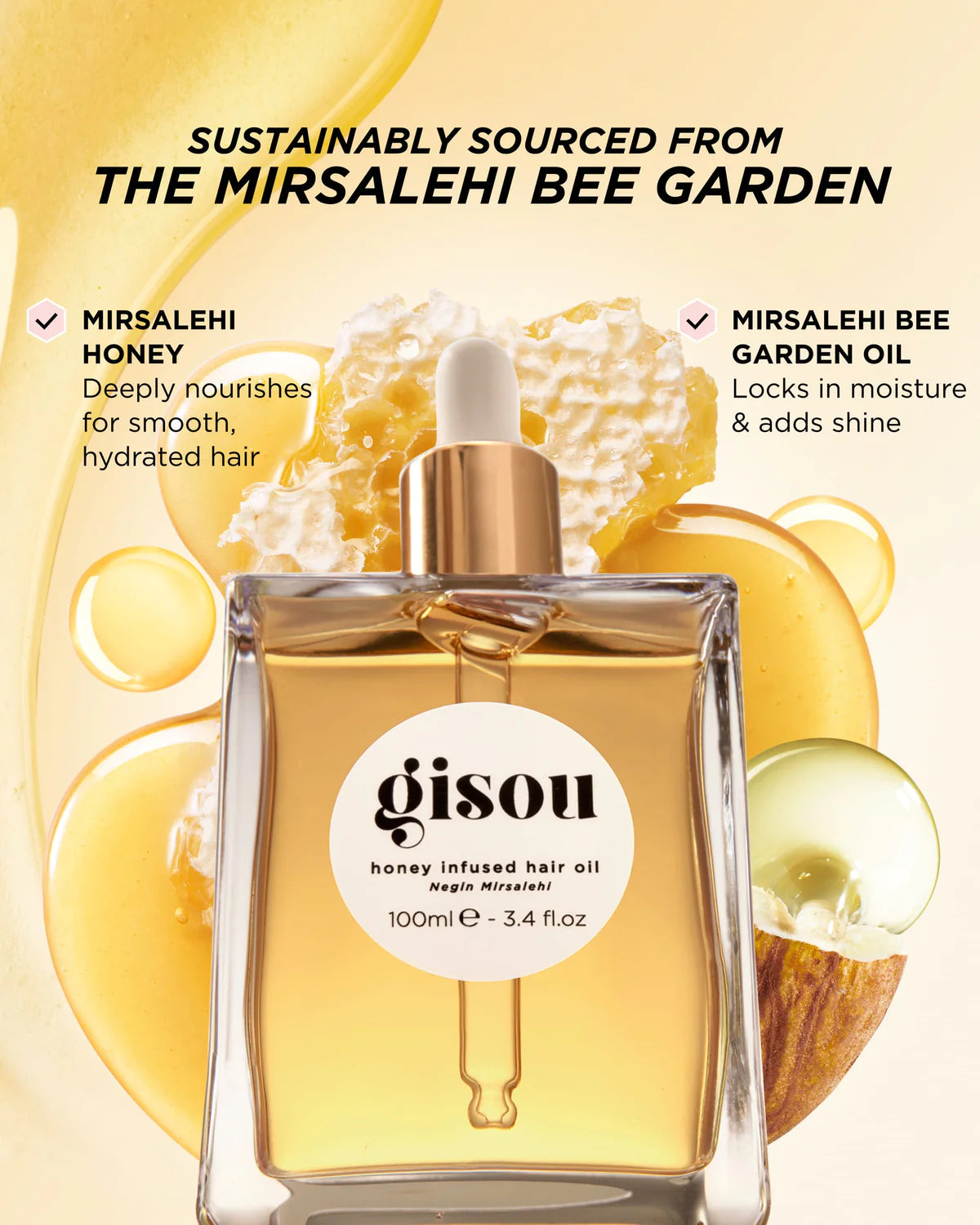 Honey infused hair oil -50 ml (aceite para el cabello)