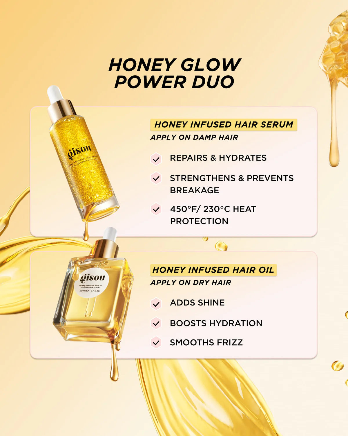 Honey infused hair oil -50 ml (aceite para el cabello)