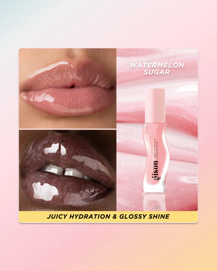 Honey Infused Hydrating Lip Oil -Watermelon Sugar  (Aceite de labios)