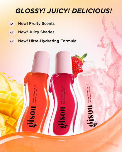 Honey Infused Hydrating Lip Oil -Watermelon Sugar  (Aceite de labios)