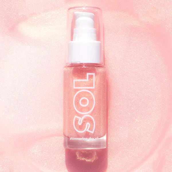 Mini shimmering dry oil
