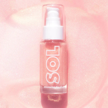 Mini shimmering dry oil