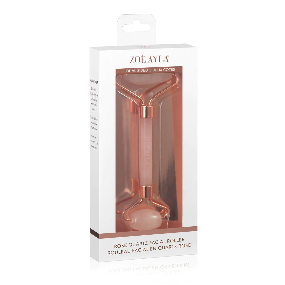 Rose quartz roller