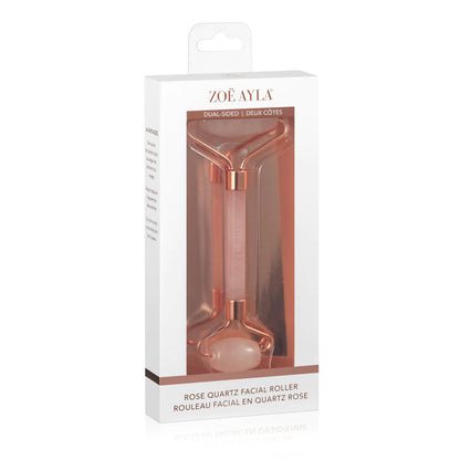 Rose quartz roller