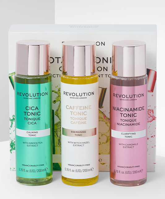 TOTALLY TONICS COLLECTION -Set de tónicos faciales