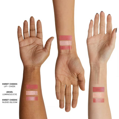 Sweet Cheeks 3 Piece Mini Kit (Set de rubor, iluminador y sombra)