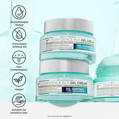 Confidence in a Gel Cream Oil-Free Moisturizer (Crema humectante en gel)