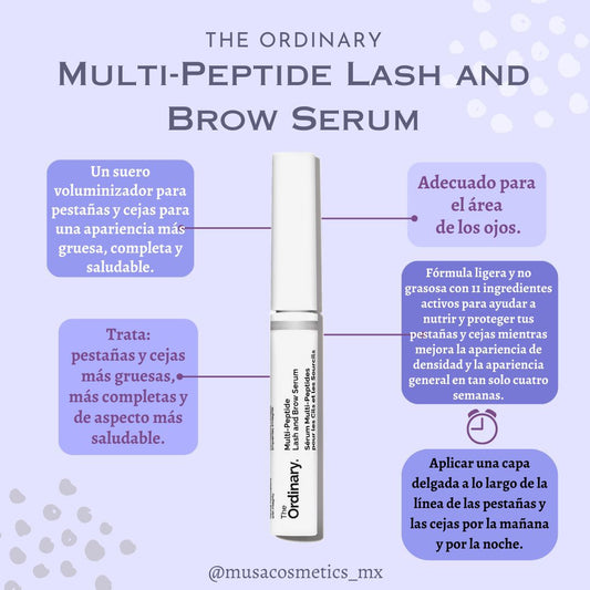 Multi-Peptide Lash and Brow Serum (Suero de pestañas y cejas)