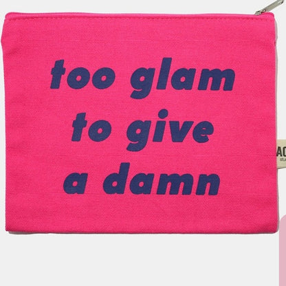 Cosmetiquera de tela color Canvas pouch