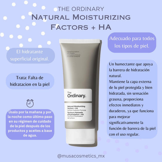 Natural Moisturizing Factors + HA