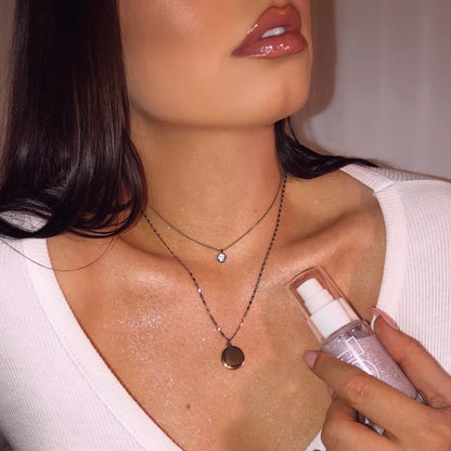 Mini shimmering dry oil
