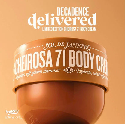 Cheirosa 71 Golden Shimmer Body Cream con cosmetiquera