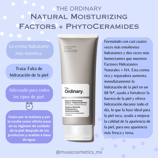 Natural Moisturizing Factors + PhytoCeramides Moisturizer