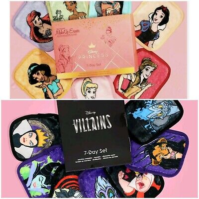 DISNEY Set de 7 toallitas desmaquillantes reusables