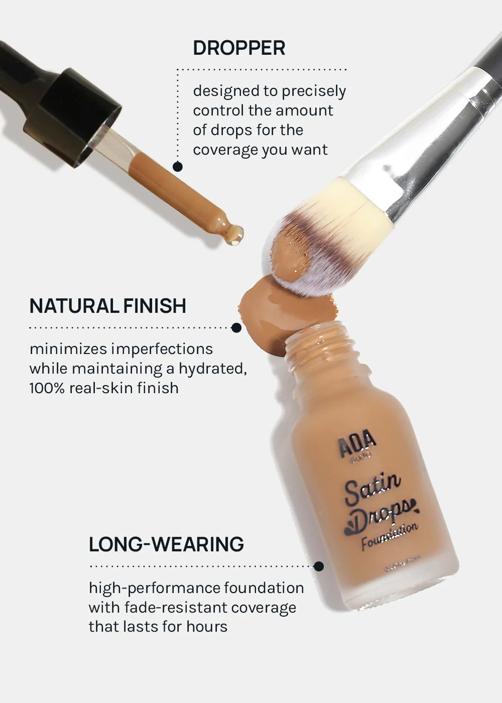 Base de maquillaje Satin Drops