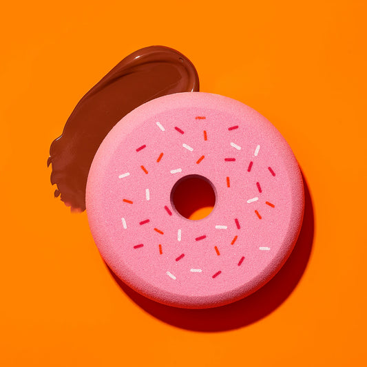 DUNKIN'  Strawberry Frosted with Sprinkles Face Sponge