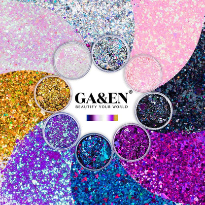 Set de glitter y adhesivo