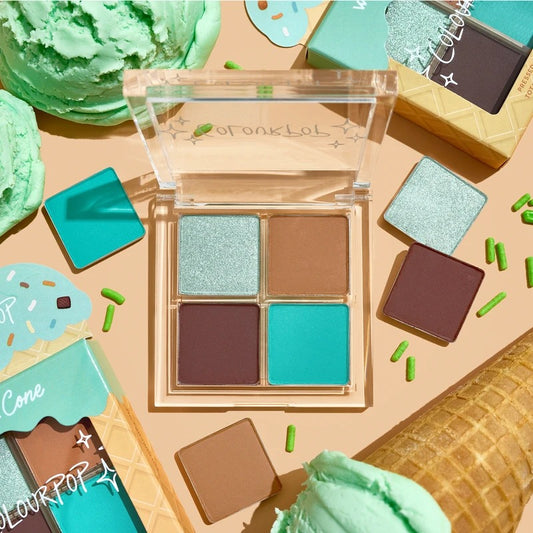 Waffle cone eyeshadow palette