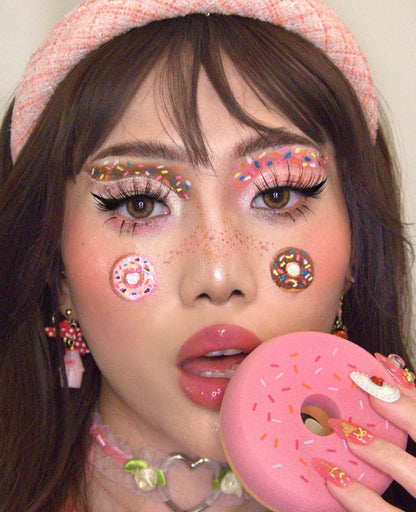 DUNKIN'  Strawberry Frosted with Sprinkles Face Sponge