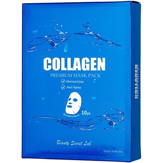 Collagen premium blue sheet mask