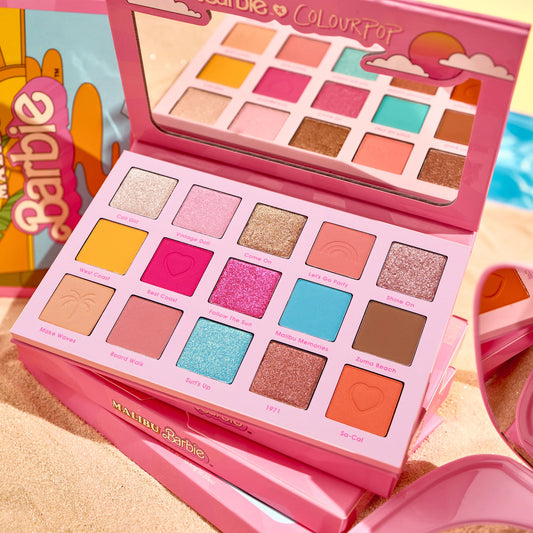 Malibu Barbie eyeshadow palette