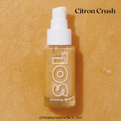 Mini shimmering dry oil