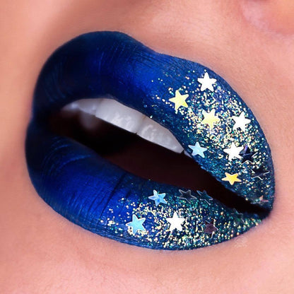 Bálsamo labial -Star lip balm and glitter