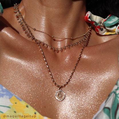 Mini shimmering dry oil