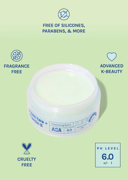 Bálsamo limpiador de Te verde + Vitamina E