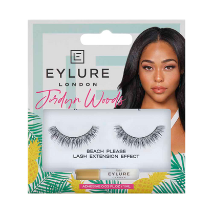 Jordyn Woods Beach please eyelashes	EYLURE LONDON